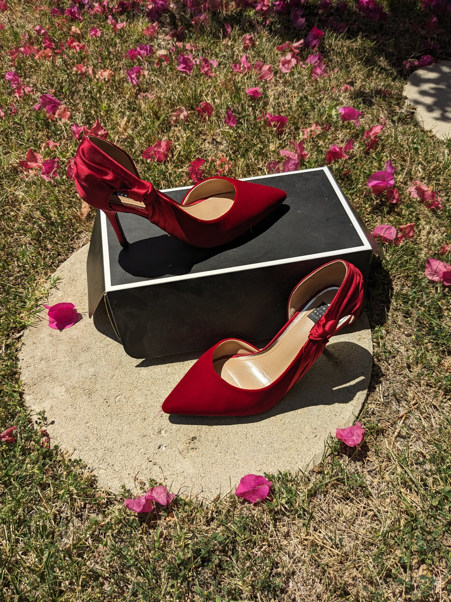Red Velvet Heels