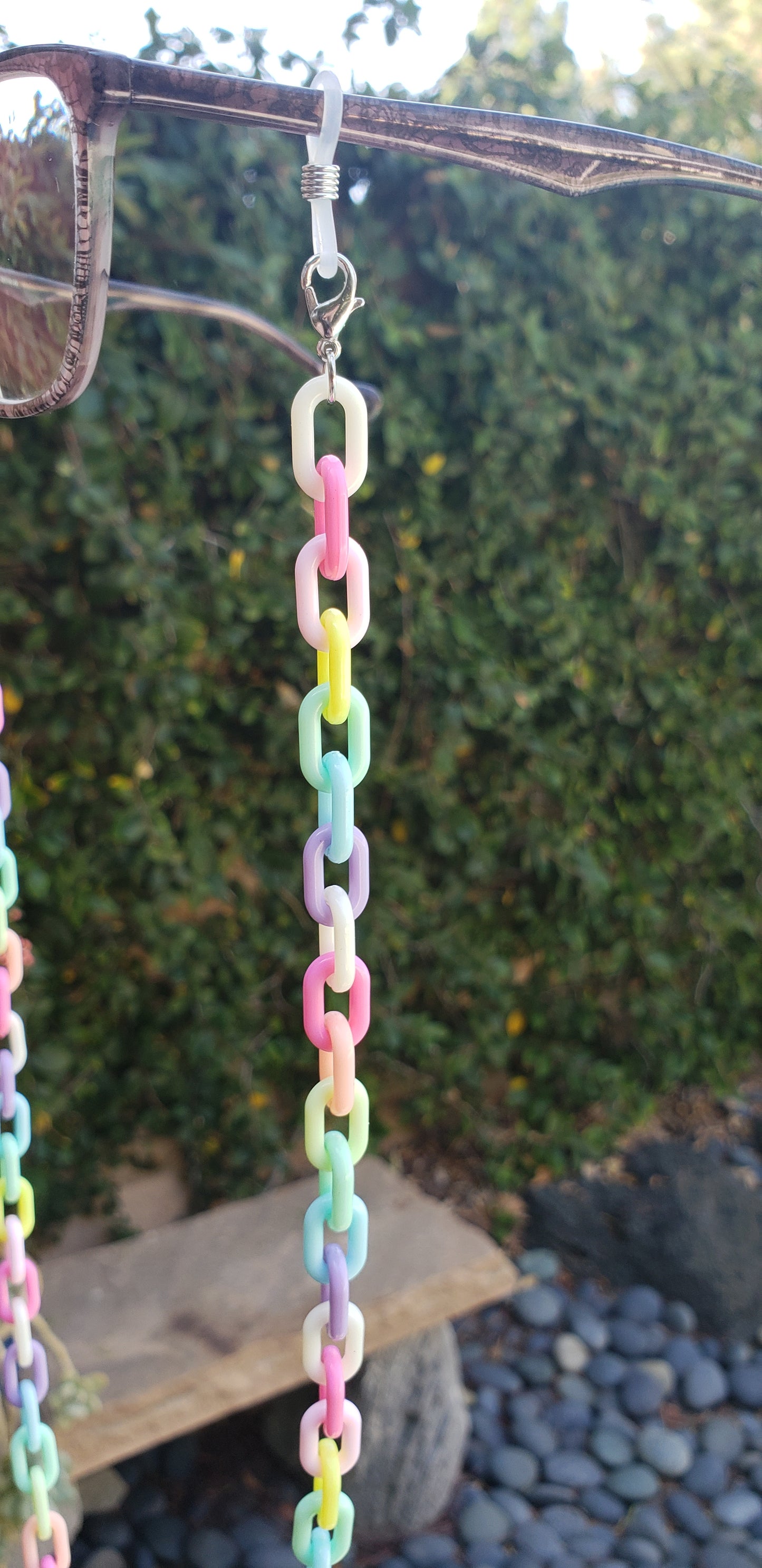 Pastel Rainbow Glasses Chain