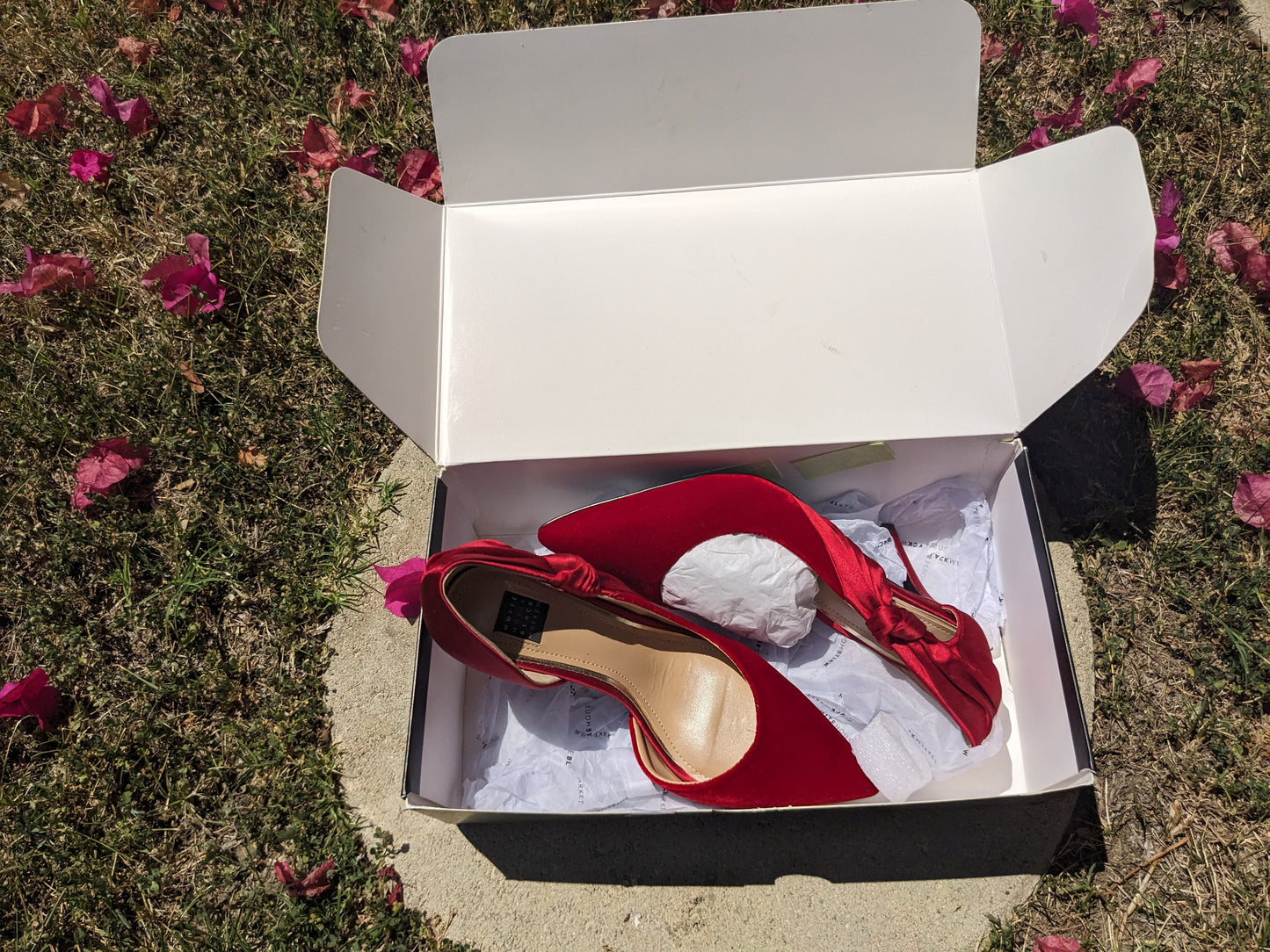 Red Velvet Heels