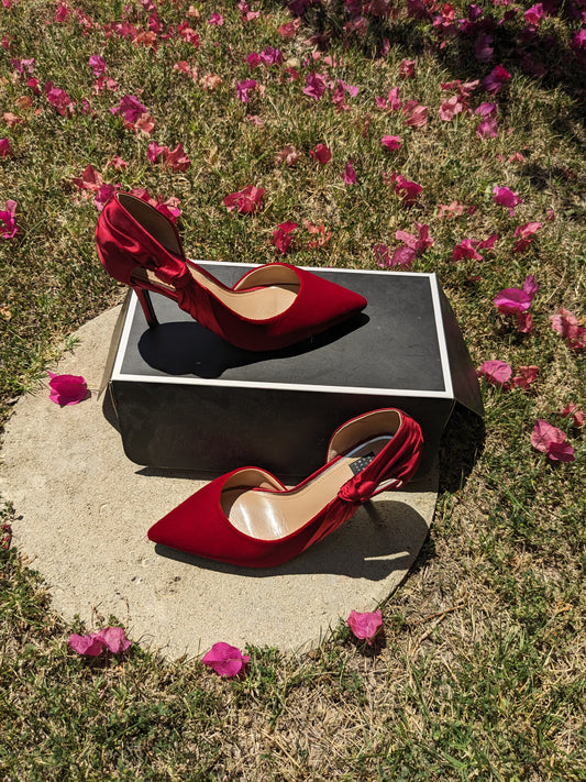 Red Velvet Heels