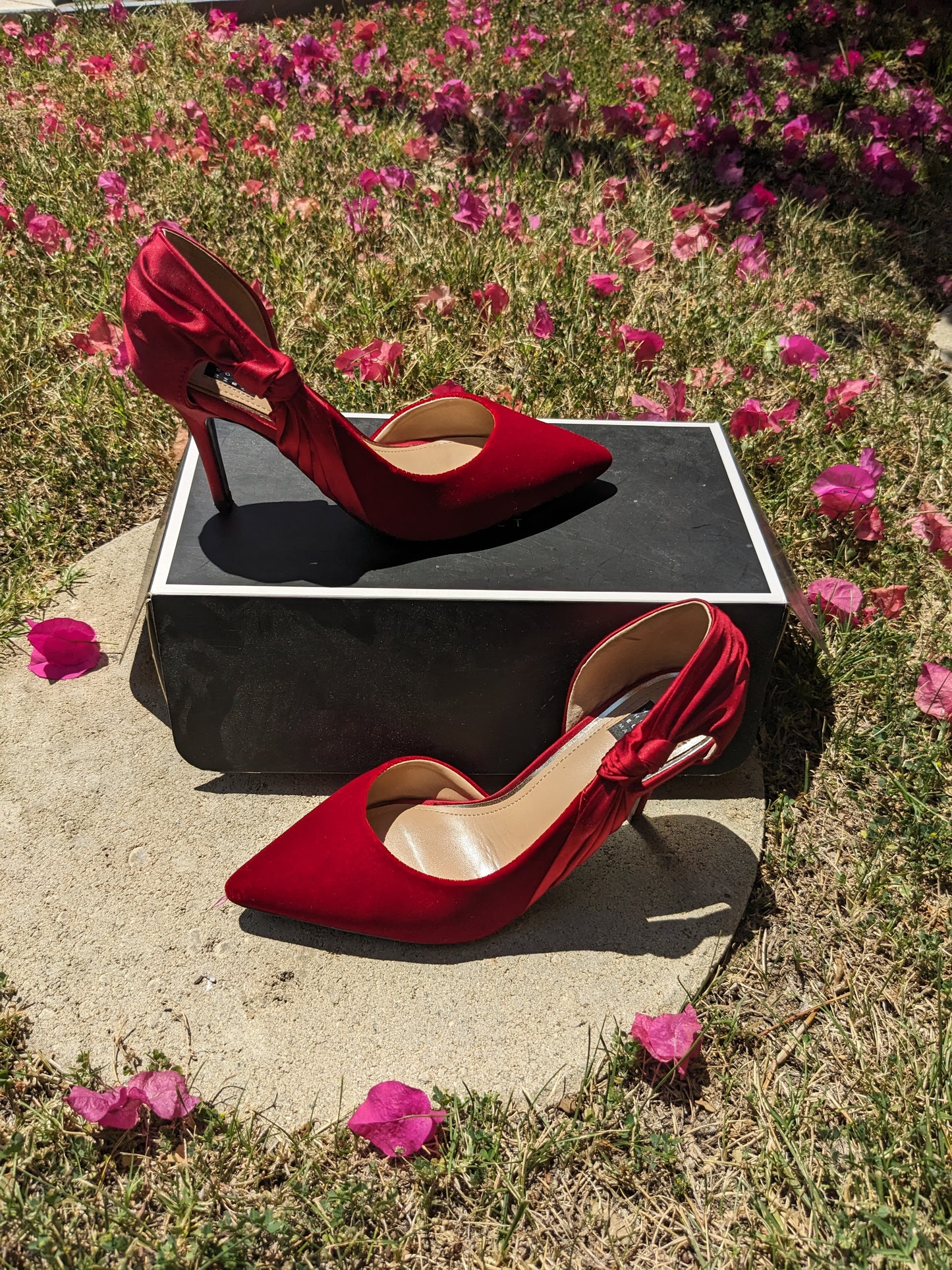 Red Velvet Heels