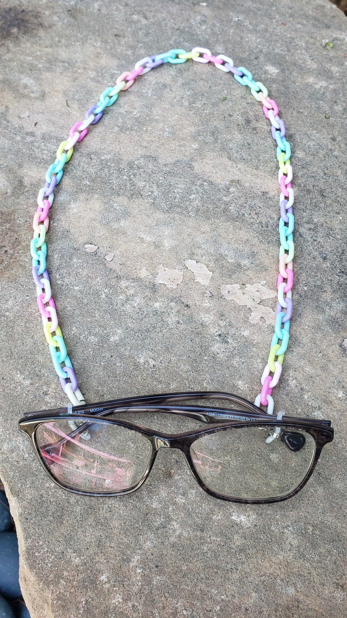 Pastel Rainbow Glasses Chain