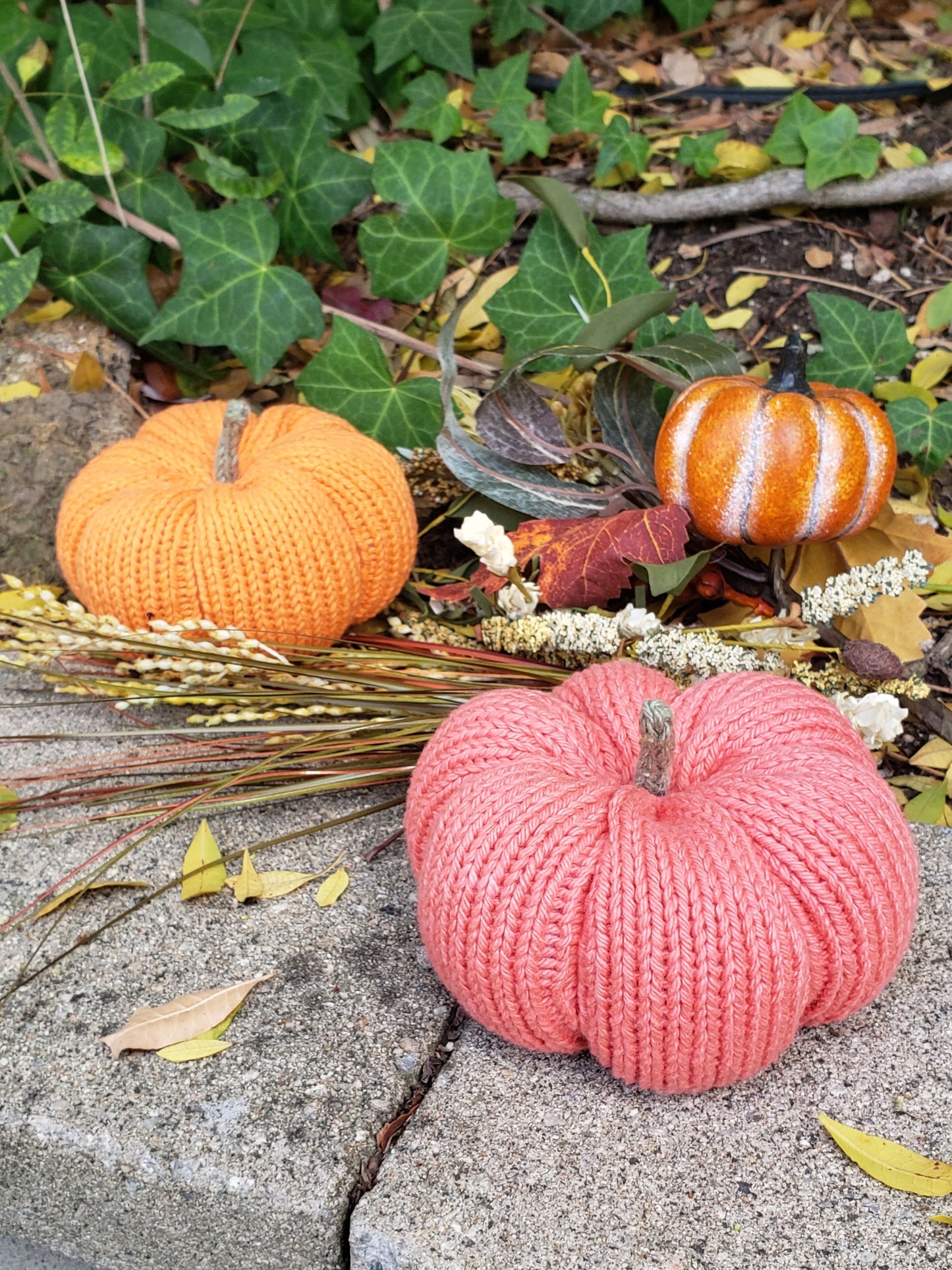 Handknit Pumpkin