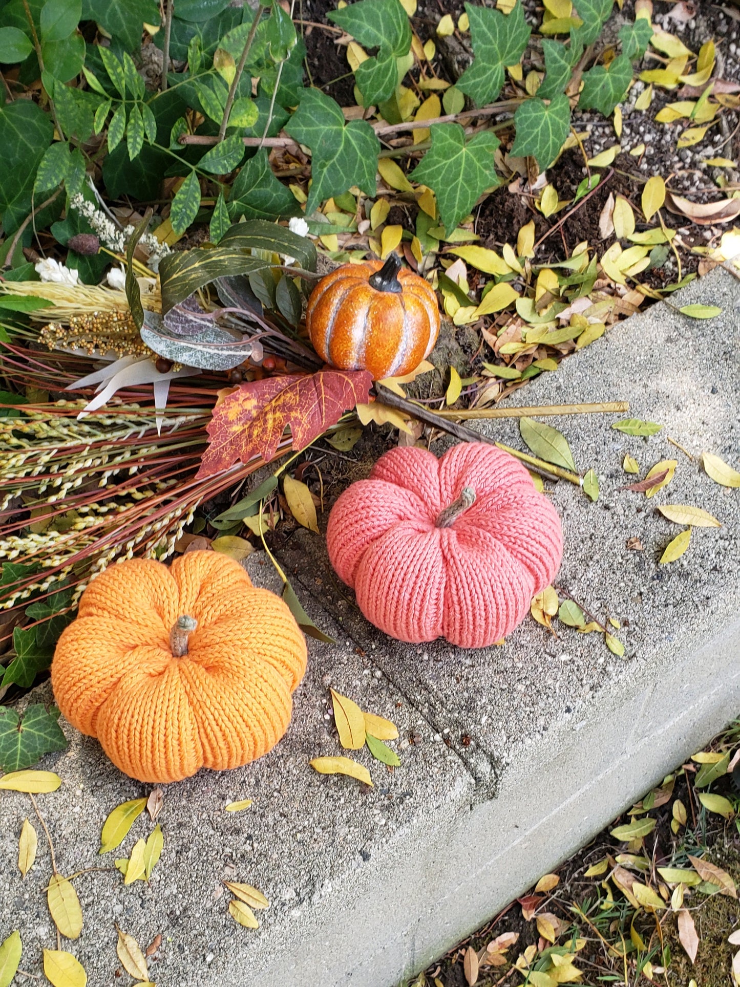 Handknit Pumpkin