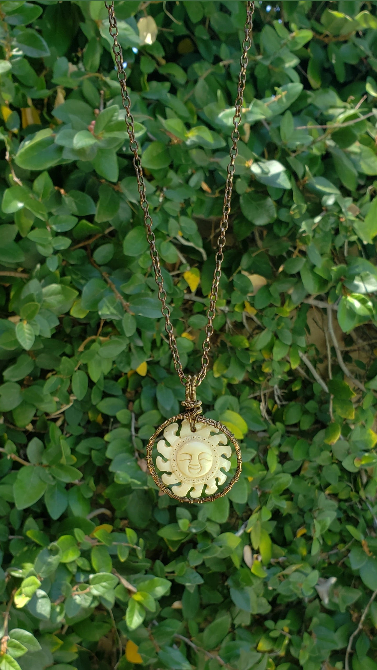 Sun Pendant Necklace